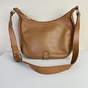 GiGi New York Jackson Leather Saddle Bag Boho Casual Minimalist Cottagecore